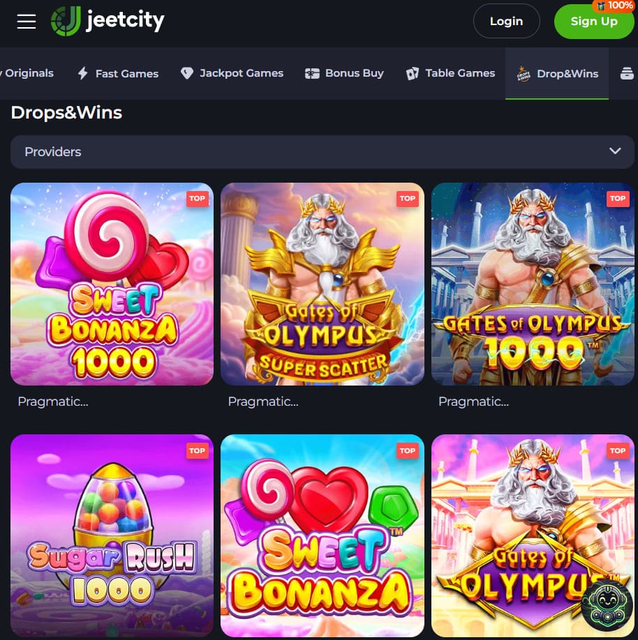 Australian player winning on a mobile pokie at JeetCity Casino